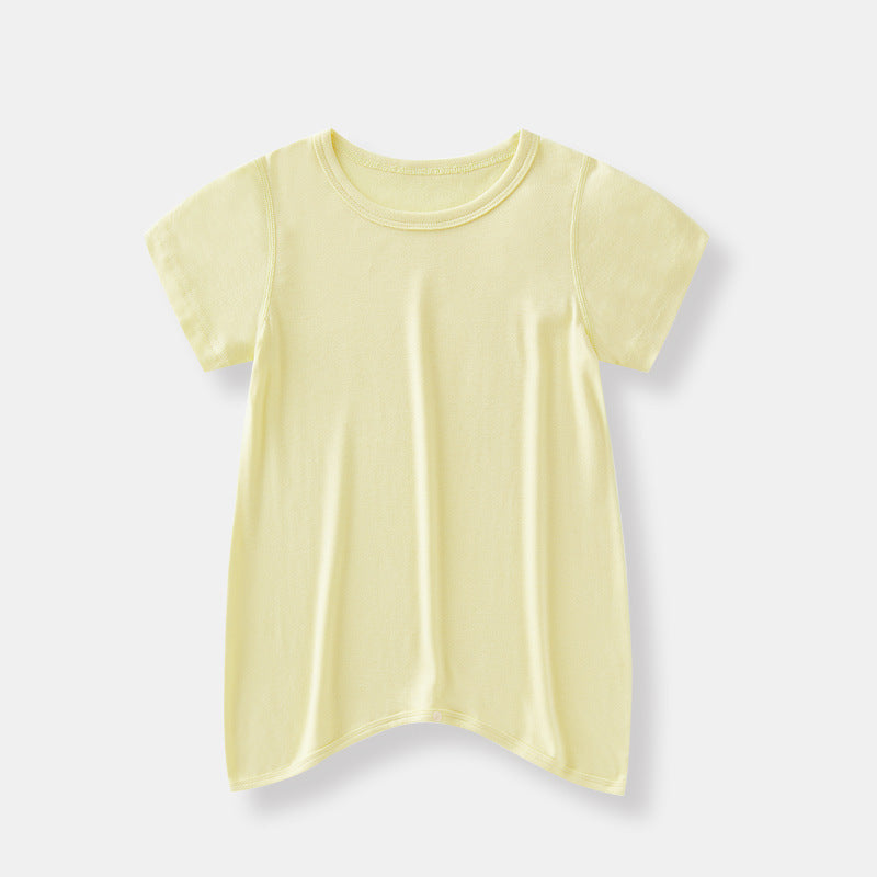 Baby Modal Pajamas Baby Short Sleeve Thin Bodysuit - Clear Vision™️Glasses
