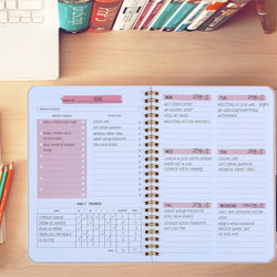 Non Dated Daily Weekly Monthly Planner Agenda Notebook Diary - Clear Vision™️Glasses
