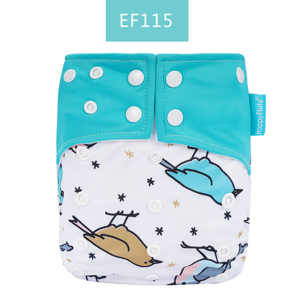 Happyflute Baby Cloth Diaper Waterproof Side Leakage Prevention Washable Diaper Pants Cloth Diaper Cloth Diaper Cover - Clear Vision™️Glasses