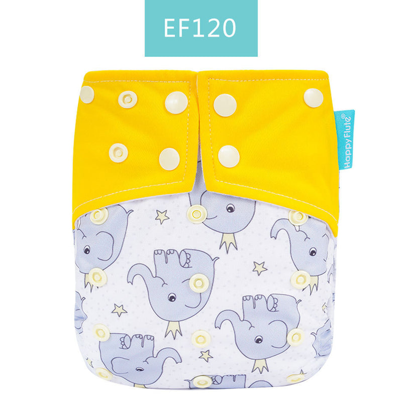 Happyflute Baby Cloth Diaper Waterproof Side Leakage Prevention Washable Diaper Pants Cloth Diaper Cloth Diaper Cover - Clear Vision™️Glasses