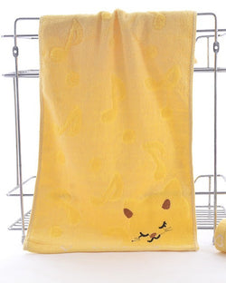 Bamboo Fiber Kitten Face Bath Towels - Clear Vision™️Glasses