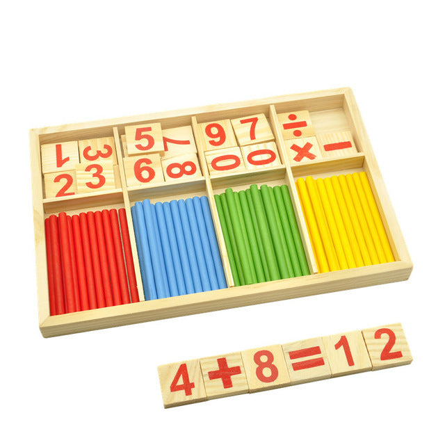 Wooden Montessori early education math toys - Clear Vision™️Glasses