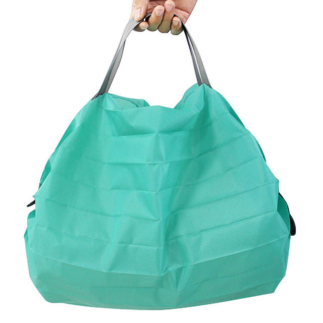Mini Reusable Compact Grocery Bags Lightweight Foldable Tote Shopping Handbag Waterproof Eco-Friendly Shoulder Bag - Clear Vision™️Glasses