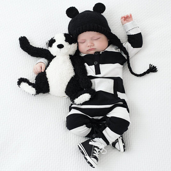 Baby pocket striped bodysuit - Clear Vision™️Glasses