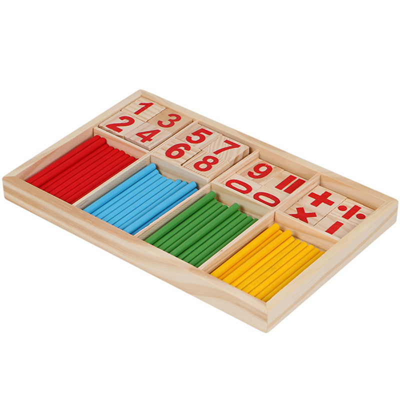 Wooden Montessori early education math toys - Clear Vision™️Glasses