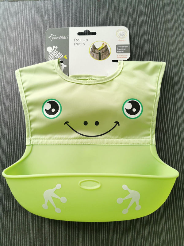 Silicone Baby Bibs Easily Wipe Clean Comfortable Soft Waterproof Bib Keeps Stains Off - Clear Vision™️Glasses