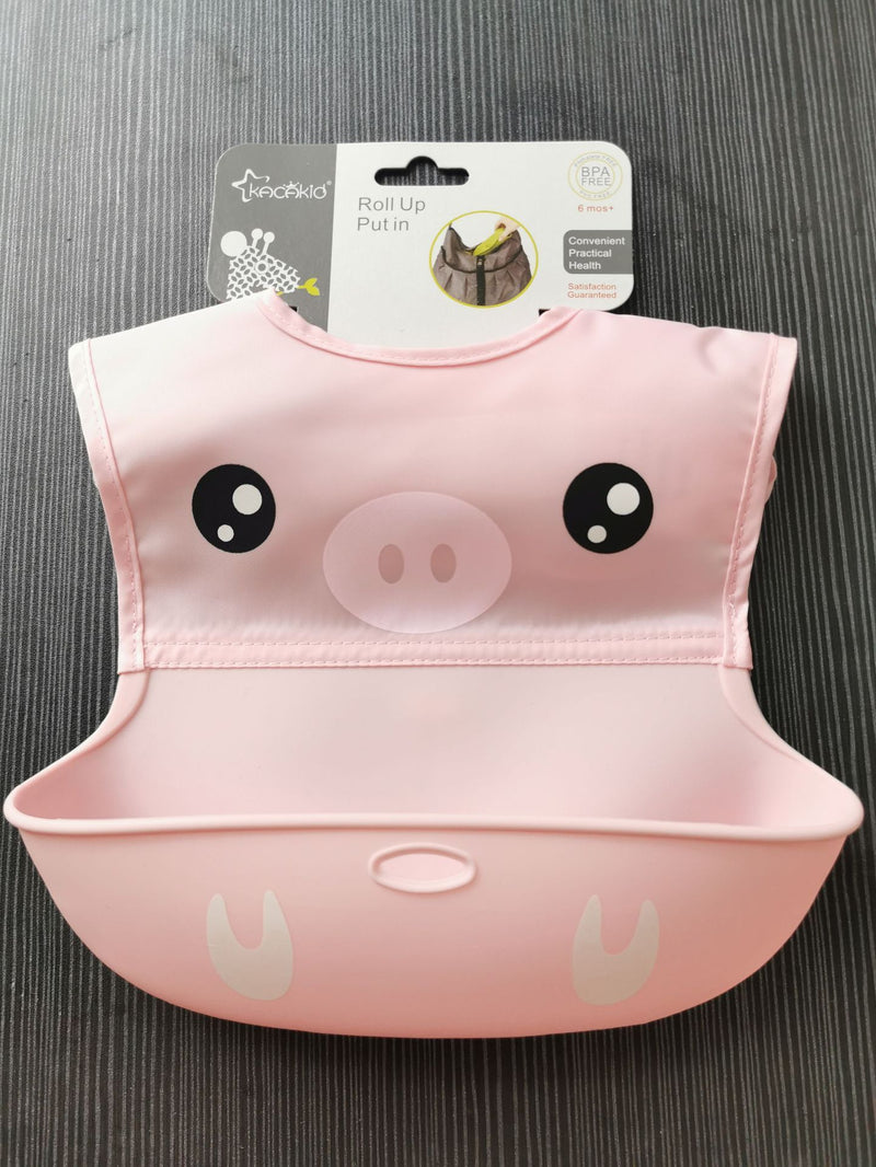 Silicone Baby Bibs Easily Wipe Clean Comfortable Soft Waterproof Bib Keeps Stains Off - Clear Vision™️Glasses