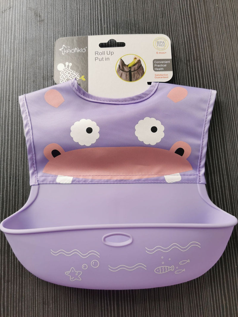Silicone Baby Bibs Easily Wipe Clean Comfortable Soft Waterproof Bib Keeps Stains Off - Clear Vision™️Glasses