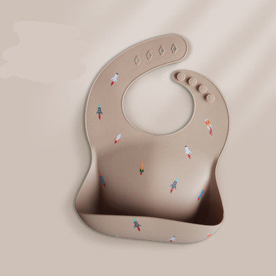 Baby Eating Bibs, Baby Waterproof Silicone Bibs, Feeding Rice Pockets - Clear Vision™️Glasses