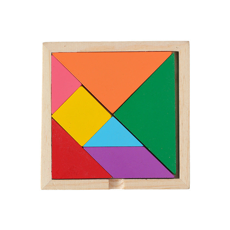 Wooden Toys Rattles Educational Toy Rainbow Blocks Montessori Baby Colorful Kids Music - Clear Vision™️Glasses