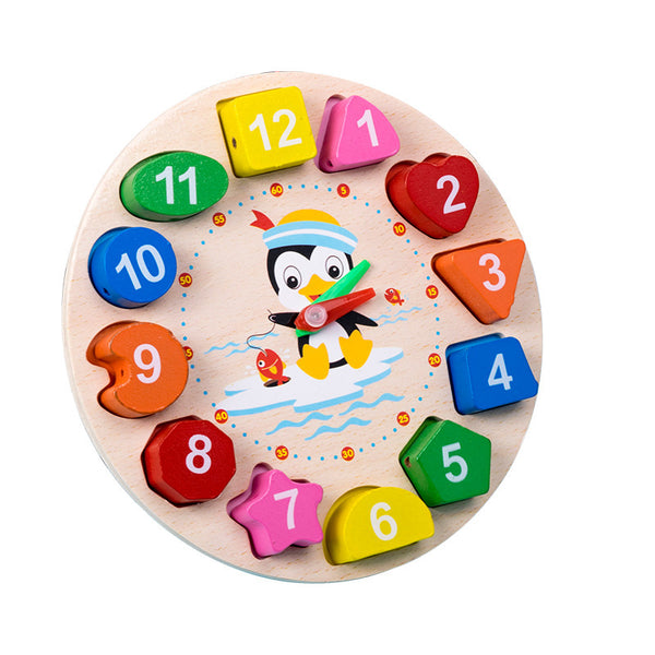 Wooden Toys Rattles Educational Toy Rainbow Blocks Montessori Baby Colorful Kids Music - Clear Vision™️Glasses