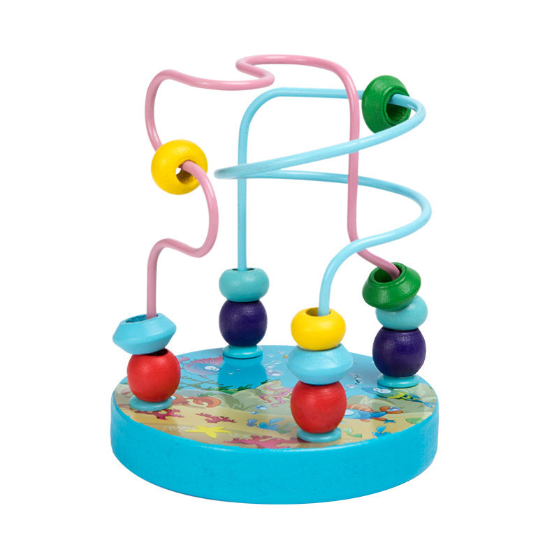 Wooden Toys Rattles Educational Toy Rainbow Blocks Montessori Baby Colorful Kids Music - Clear Vision™️Glasses