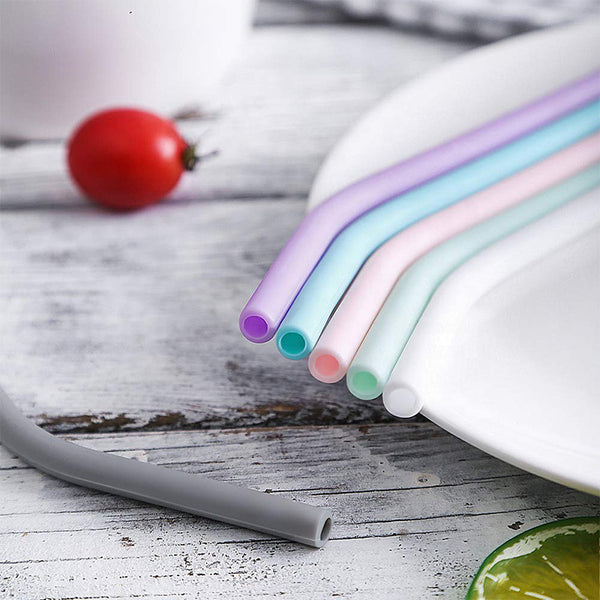 Reusable BPA Free Silicone Folding Baby Bottles, Large Image, Factory Price, Drinking Straw, For Baby - Clear Vision™️Glasses