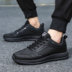 Leather Casual Men's Running Shoes - Clear Vision™️Glasses