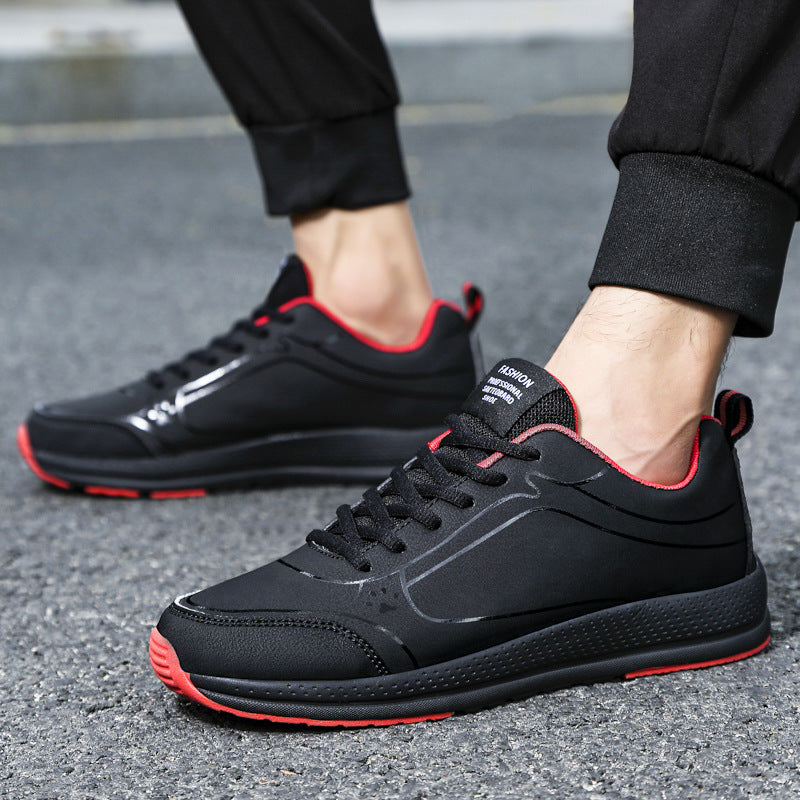 Leather Casual Men's Running Shoes - Clear Vision™️Glasses