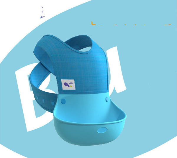 Baby Eating Bibs, Baby Sling Waterproof Bibs, Meal Pockets, Children's Silicone Super Soft - Clear Vision™️Glasses