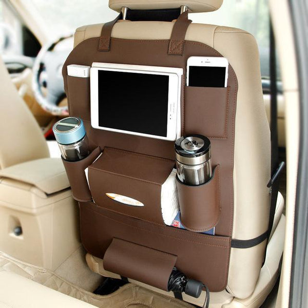 HQ Leather Car Seat Organizers - Clear Vision™️Glasses