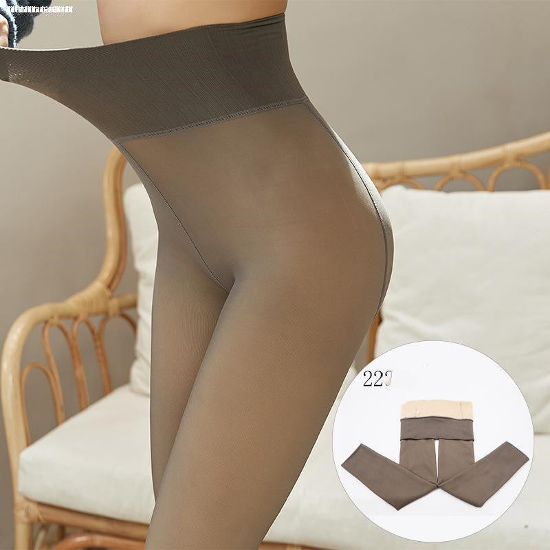 High-waisted belly leggings - Clear Vision™️Glasses