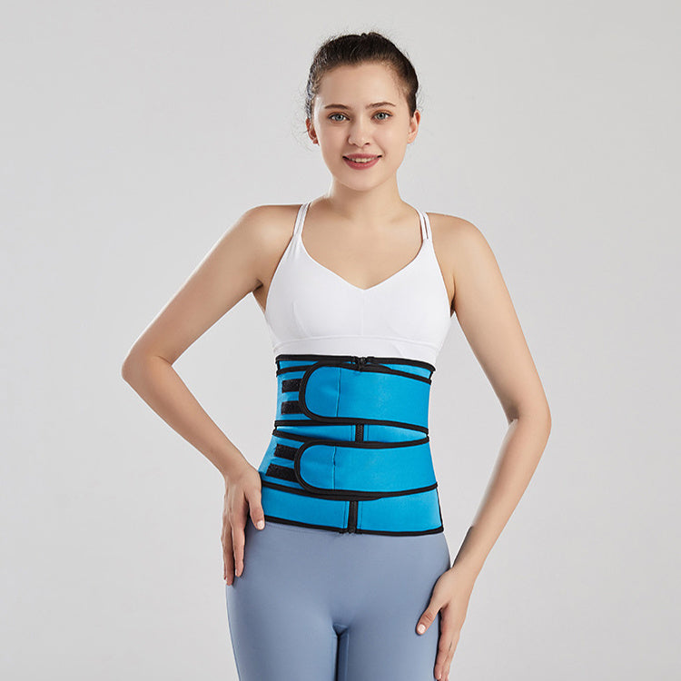 Tummy Sweat Shapewear Bodysuits Women Waist Trainer Slimming 2-3 Belts Workout Shaper Corset - Clear Vision™️Glasses