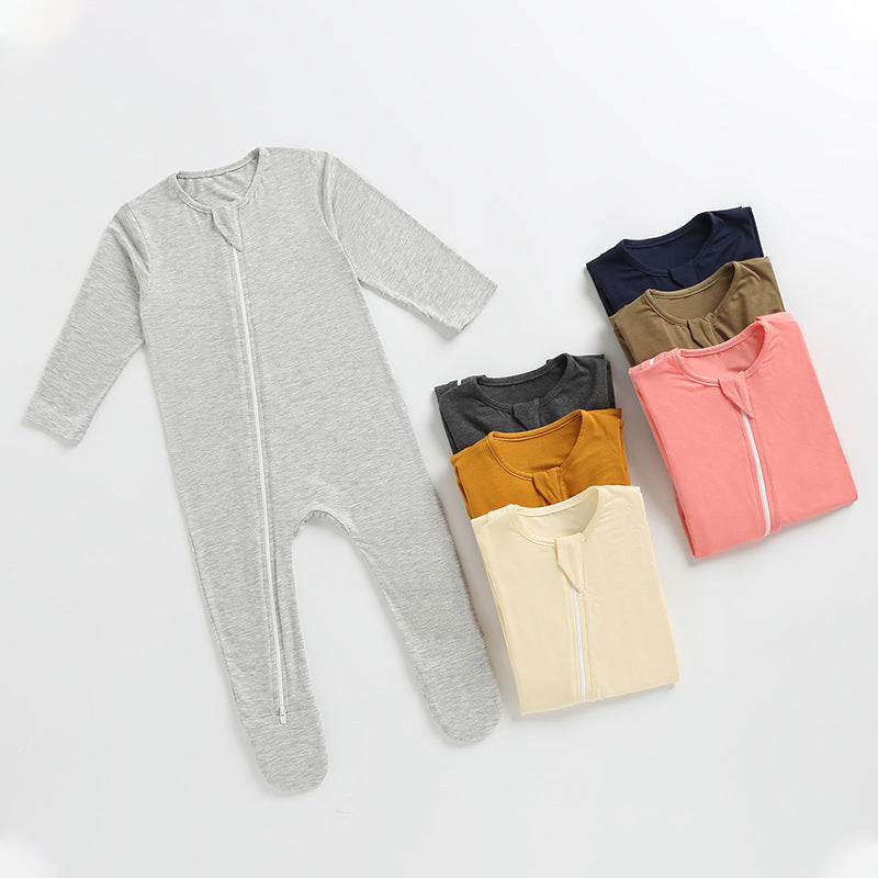 Breathable Baby Autumn Bamboo Fiber Romper - Clear Vision™️Glasses