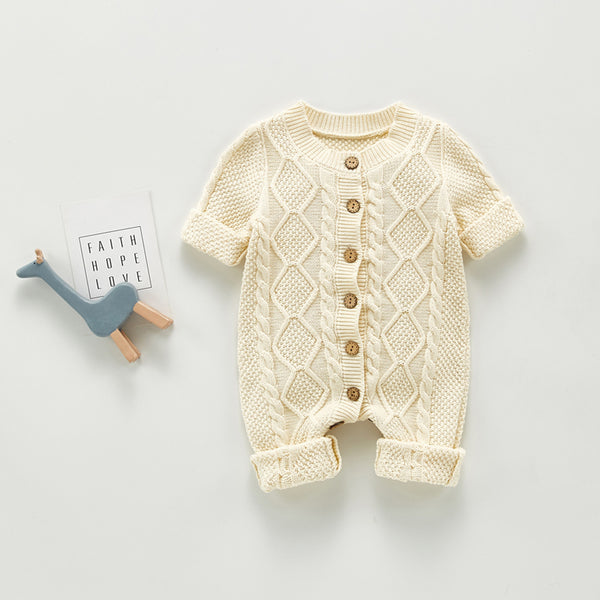 Baby cotton and woolen bodysuit - Clear Vision™️Glasses
