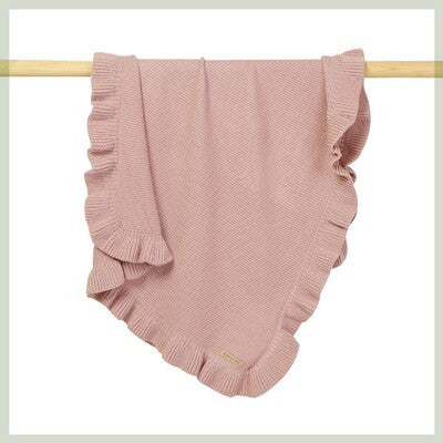 Knitted Baby Blankets Newborn Swaddle Wrap Ruffle - Clear Vision™️Glasses