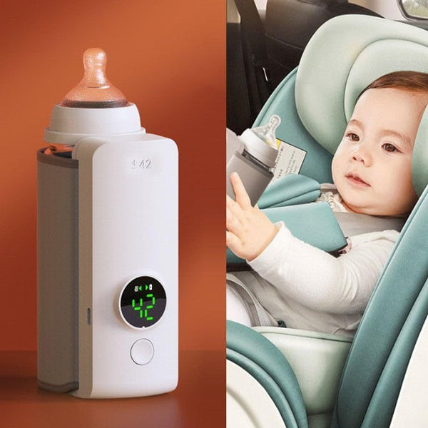 Portable Wireless Rechargeable Baby Bottle Warmer USB Charging And Heating Bag Portable Constant Temperature Milk Warmer Universal Bottle Insulation Sleeve - Clear Vision™️Glasses