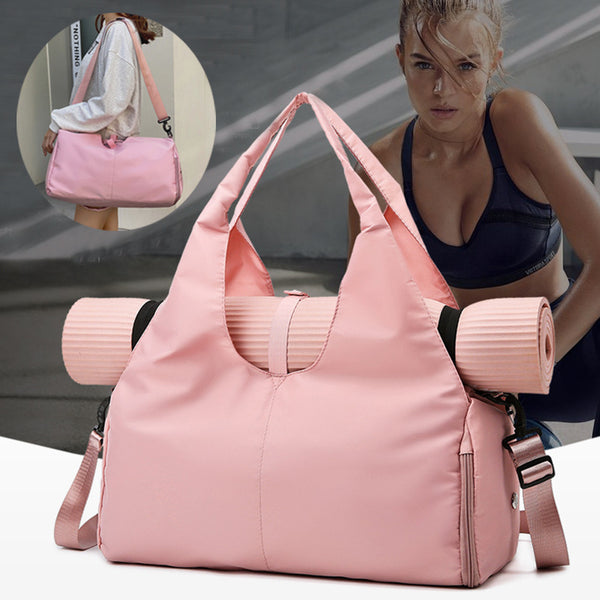 Women Yoga Bag Sports Fitness Dry And Wet Separation Large Capacity Storage Travel Bags Can Carry Yoga Mats - Clear Vision™️Glasses