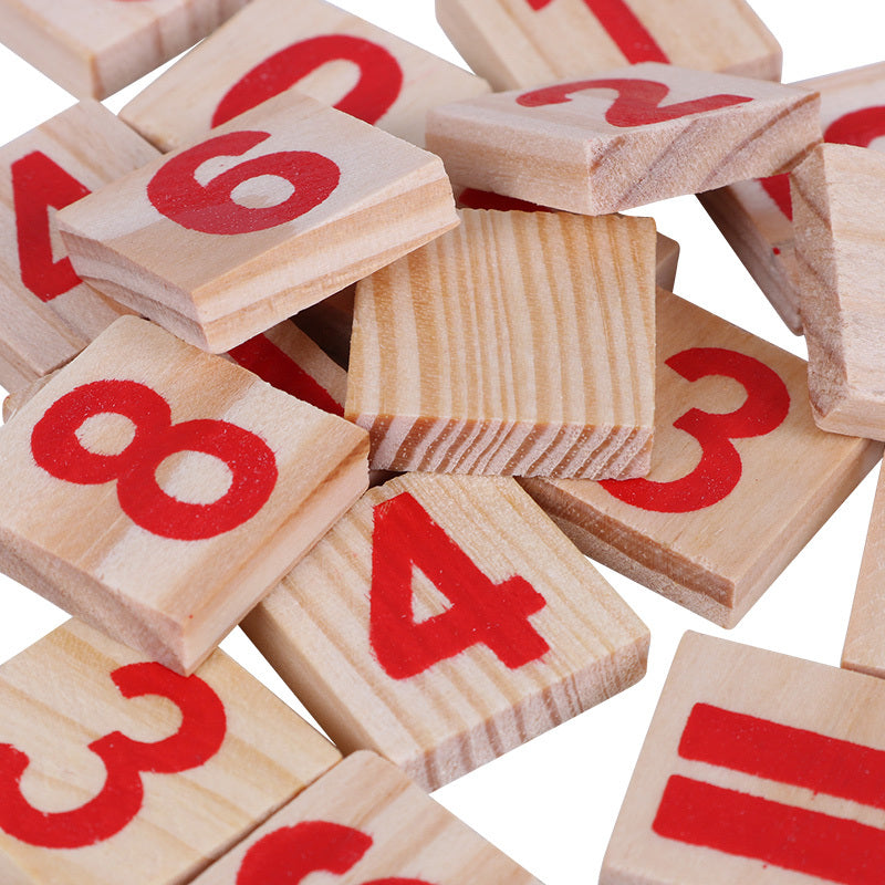 Wooden Montessori early education math toys - Clear Vision™️Glasses