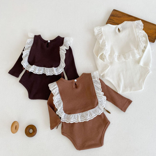 Autumn Solid Triangle Baby Solid Bodysuit - Clear Vision™️Glasses