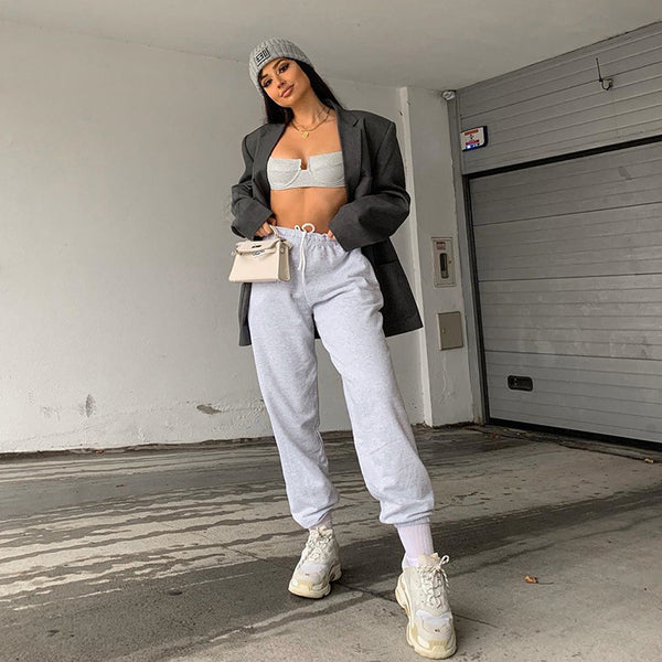 Grey jogging pants - Clear Vision™️Glasses