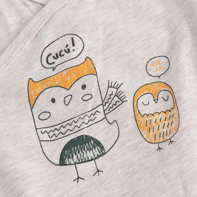 Cartoon long sleeve newborn baby boy BODYSUIT baby bodysuit - Clear Vision™️Glasses