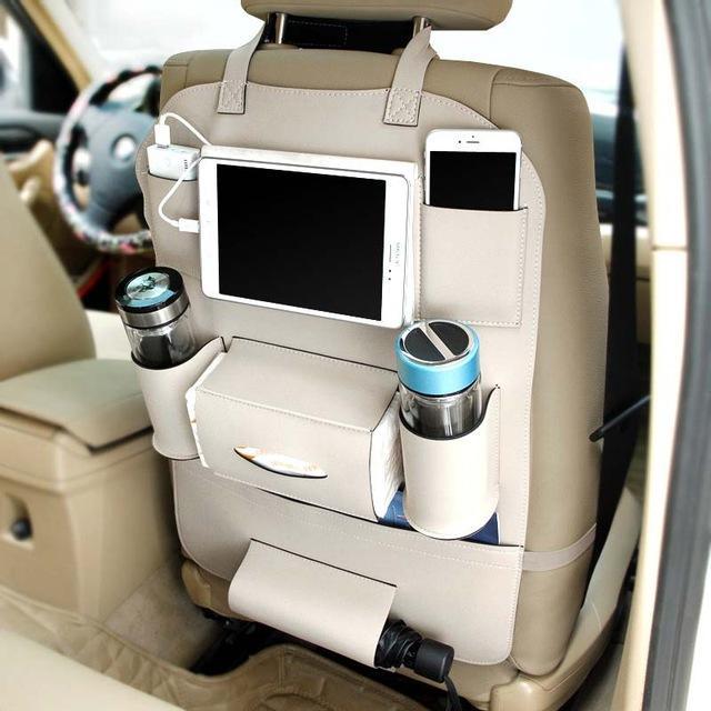 HQ Leather Car Seat Organizers - Clear Vision™️Glasses