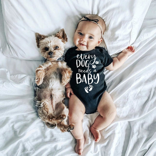 Printed Triangle Baby Romper Bodysuit - Clear Vision™️Glasses