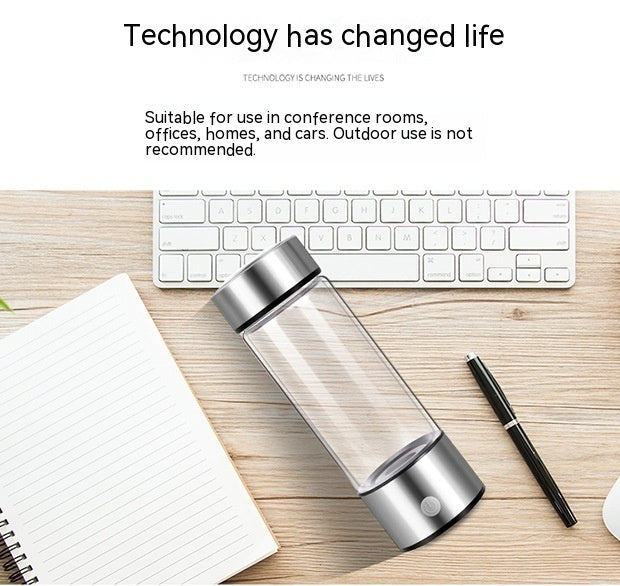 Hydrogen Water Bottles Electric Hydrogen Rich Water Generator Bottle New Technology Rechargeable Portable Antioxidant - Clear Vision™️Glasses