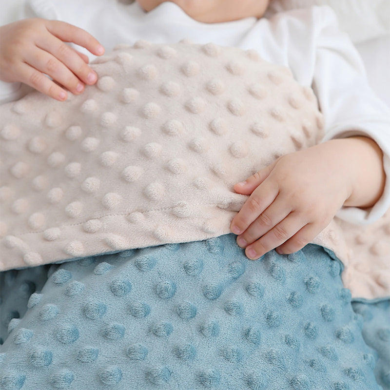Baby Blanket For Girls Super Soft Double Layer With Dotted Backing Soft Baby Blanket With Dotted Backing Newborn Nursery Swaddling Blankets Infants Boys Girls Receiving Blanket For Toddler - Clear Vision™️Glasses