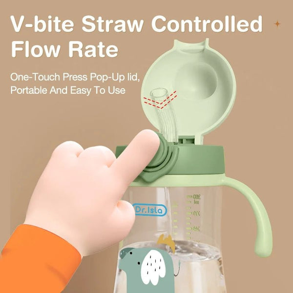 Portable Baby Water Bottles 300ml - Clear Vision™️Glasses
