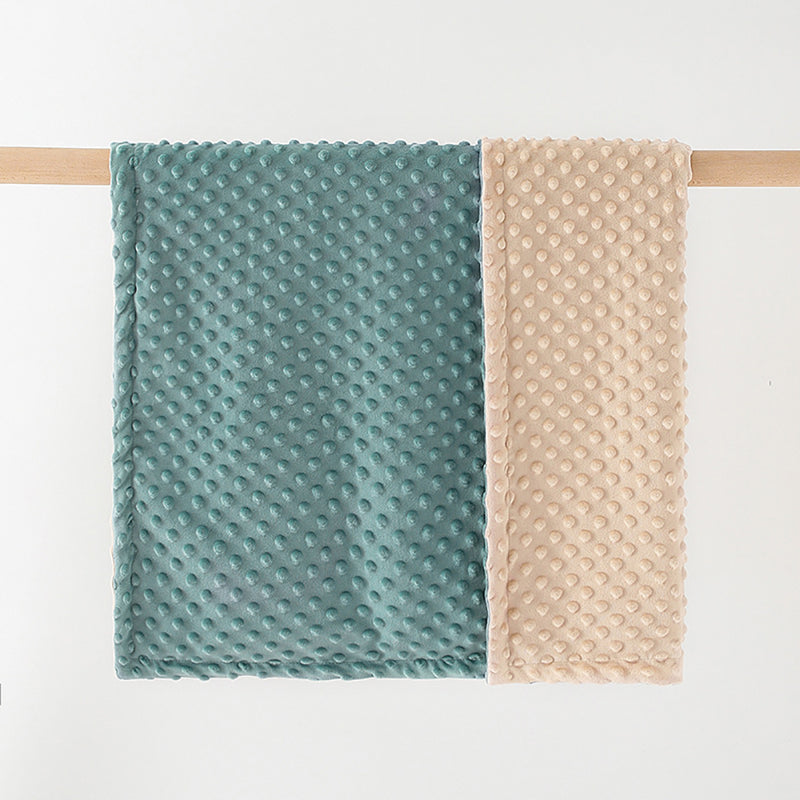 Baby Blanket For Girls Super Soft Double Layer With Dotted Backing Soft Baby Blanket With Dotted Backing Newborn Nursery Swaddling Blankets Infants Boys Girls Receiving Blanket For Toddler - Clear Vision™️Glasses