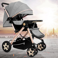Baby Strollers Can Sit Or Lie Down And Fold Lightly To Absorb Shock - Clear Vision™️Glasses