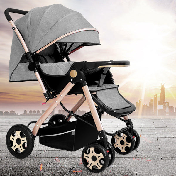 Baby Strollers Can Sit Or Lie Down And Fold Lightly To Absorb Shock - Clear Vision™️Glasses