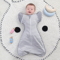 Pure Cotton Anti-scare Wraps Newborn Swaddle Sleeping Bag Baby Hug - Clear Vision™️Glasses