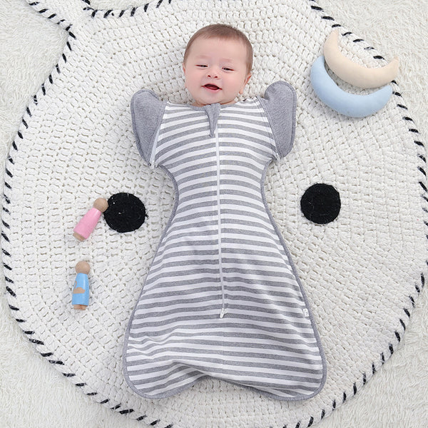 Pure Cotton Anti-scare Wraps Newborn Swaddle Sleeping Bag Baby Hug - Clear Vision™️Glasses