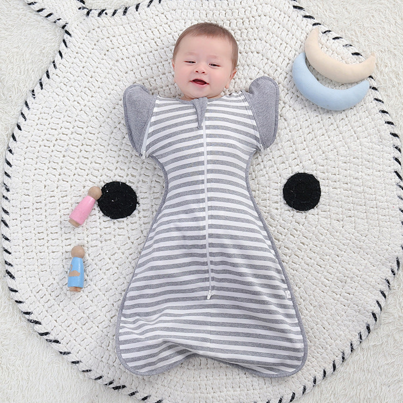 Pure Cotton Anti-scare Wraps Newborn Swaddle Sleeping Bag Baby Hug - Clear Vision™️Glasses
