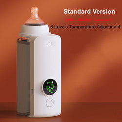 Portable Wireless Rechargeable Baby Bottle Warmer USB Charging And Heating Bag Portable Constant Temperature Milk Warmer Universal Bottle Insulation Sleeve - Clear Vision™️Glasses