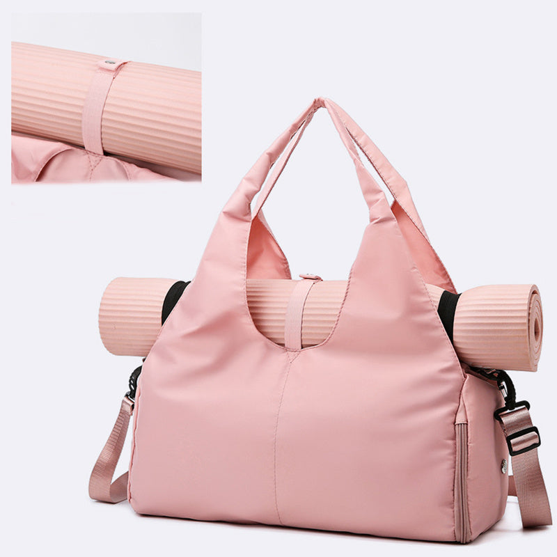Women Yoga Bag Sports Fitness Dry And Wet Separation Large Capacity Storage Travel Bags Can Carry Yoga Mats - Clear Vision™️Glasses