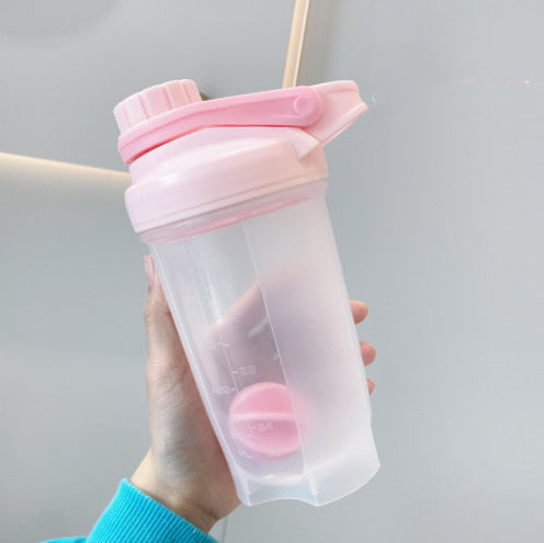 Blender Shaker Bottle With Scale Protein Shakes Leakproof For Powder Workout Gym Fitness Sport Mixing Cup Water Bottle Kitchen Gadgets - Clear Vision™️Glasses